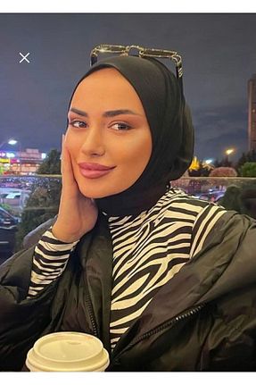 شال مشکی زنانه پلی استر Sahra Şal Dünyası - کد 833962256