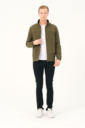 کاپشن خاکی مردانه رگولار PIQUE - کد 841676648