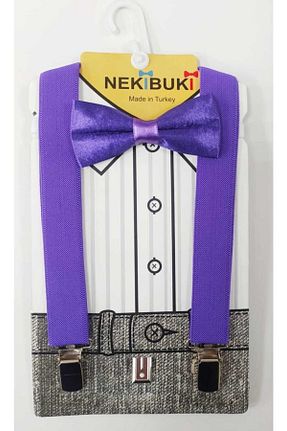 آویز شلوار بنفش بچه گانه پارچه ای NEKİBUKİ - کد 72586665