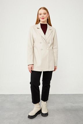 کت حجاب طوسی زنانه Blazer Levidor - کد 847357505