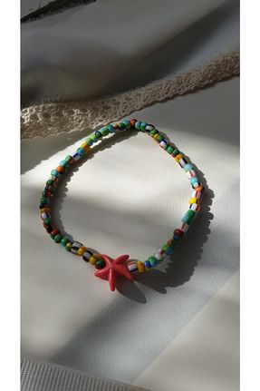 خلخال جواهر صورتی زنانه منجق SelinDiamond - کد 741585010