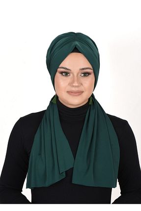 شال سبز زنانه پلی استر OykumBone - کد 194500810