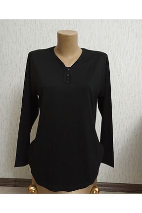 بلوز حجاب مشکی زنانه سایز بزرگ Ön-Er Giyim - کد 299198451