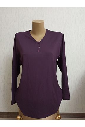 بلوز حجاب بنفش زنانه سایز بزرگ Ön-Er Giyim - کد 299214921