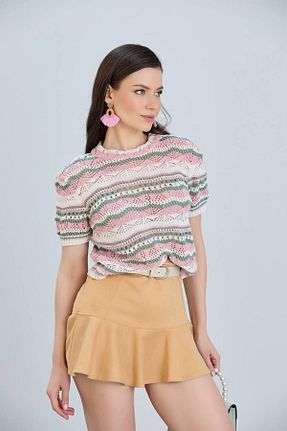 بلوز سفید زنانه اسلیم فیت S&A Collectionn - کد 823139210