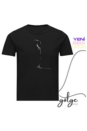 تیشرت مشکی زنانه اورسایز Gölge Store - کد 847525995