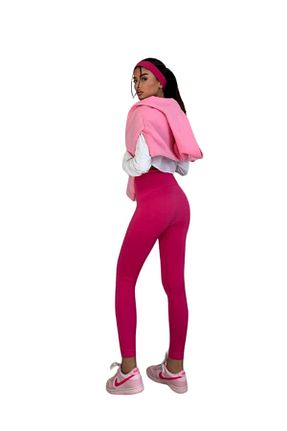 ساق شلواری اسپرت صورتی زنانه بلند WOMAN VISION - کد 847345371