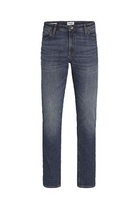 شلوار جین آبی مردانه پاچه لوله تفنگی Jack & Jones - کد 847428914