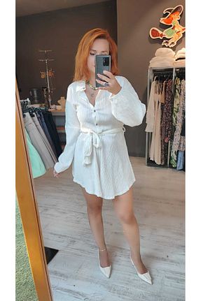 سرهمی سفید زنانه Relaxed CAZU - کد 847483641