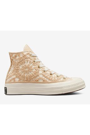 کفش اسنیکر بژ زنانه بند دار Converse - کد 847525186