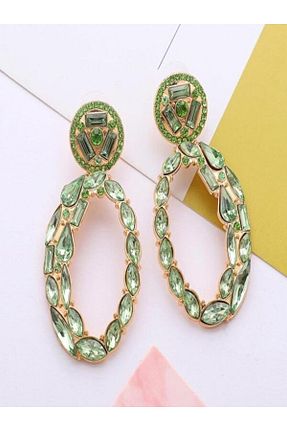 گوشواره جواهر طلائی زیرکن TAKİŞKO - کد 847556183