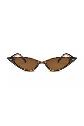 عینک آفتابی قهوه ای زنانه 50 UV400 گربه ای کد 124417927