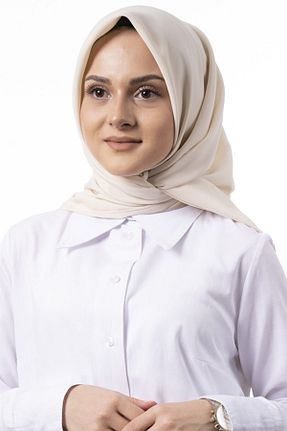 روسری طوسی پلی استر trendbona - کد 124889992