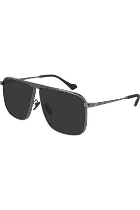 عینک آفتابی سفید زنانه UV400 Gucci - کد 117554732