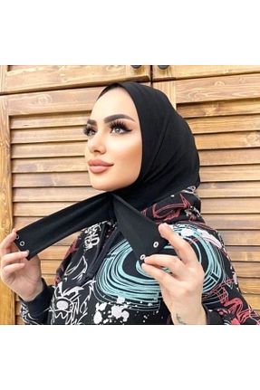شال مشکی زنانه پلی استر Sahra Şal Dünyası - کد 833962256