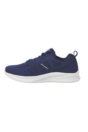 کفش اسنیکر سرمه ای مردانه بند دار Jack & Jones - کد 847376069
