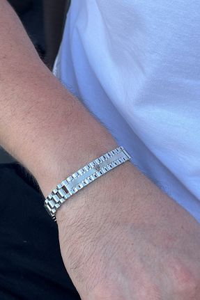 دستبند استیل (فولاد) مردانه استیل (فولاد) vela accessories - کد 847389901