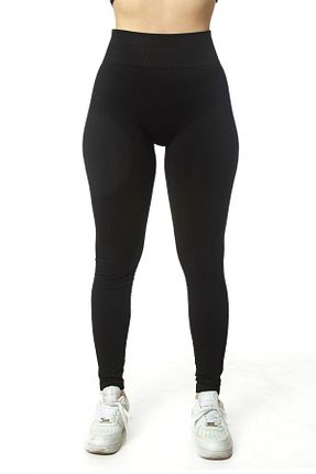 ساق شلواری اسپرت مشکی زنانه بافتنی QUALITAS sports wear - کد 839474006