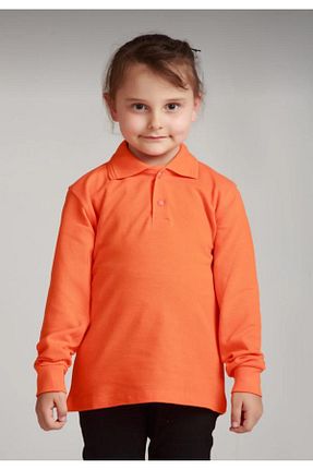 پولوشرت نارنجی بچه گانه پارچه YHE STORE - کد 847487830