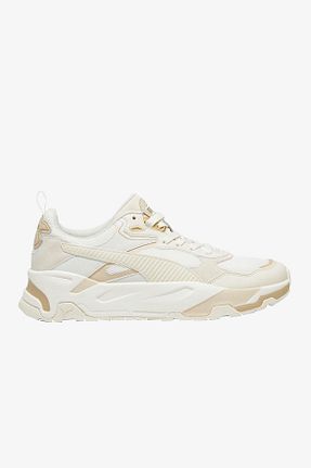 کفش اسنیکر بژ زنانه بند دار Puma - کد 771120920