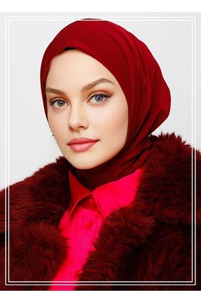 کلاه شنای حجاب زرشکی زنانه Moda Asse - کد 287762361