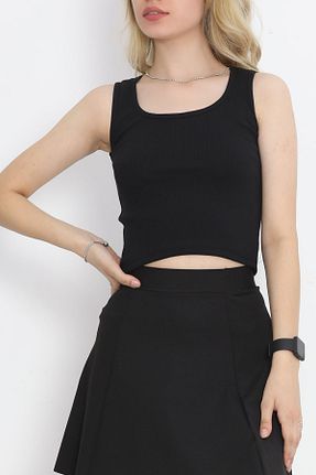 بادی مشکی زنانه یقه U Aslında Look - کد 847555863