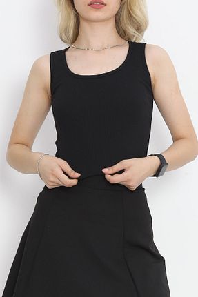 بادی مشکی زنانه یقه U Aslında Look - کد 847555863