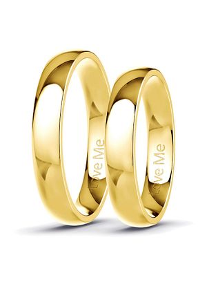 انگشتر استیل (فولاد) طلائی استیل (فولاد) Love Me - کد 846083848