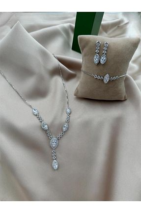 ست نقره زنانه زیرکن Vinces - کد 847316174