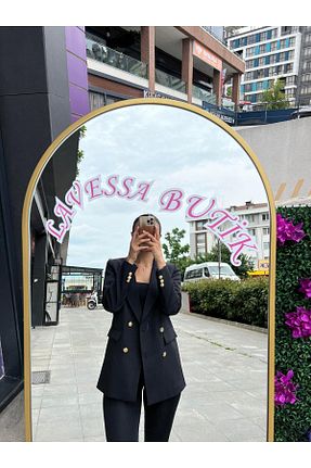 کت مشکی زنانه Blazer KÜBRA - کد 841110812