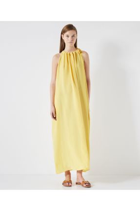 لباس زرد زنانه بافتنی رگولار کد 824817473