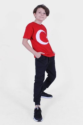 ست بالاتنه و پائین تنه قرمز بچه گانه بافتنی FYK COLLECTİON - کد 659875954