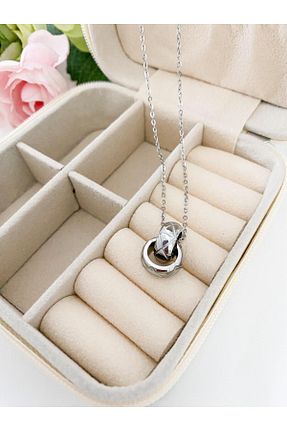 گردنبند استیل ( فولاد ) زنانه استیل ضد زنگ Aksesuar - کد 847635738