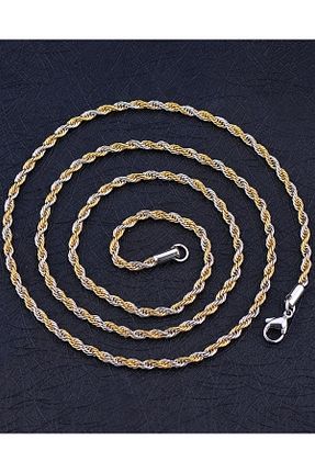 گردنبند استیل ( فولاد ) طلائی زنانه استیل (فولاد) Kafdağı HOME - کد 847674376