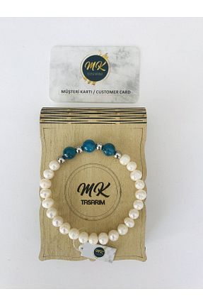 دستبند مروارید بژ مروارید اقیانوس MK tasarım - کد 845052830