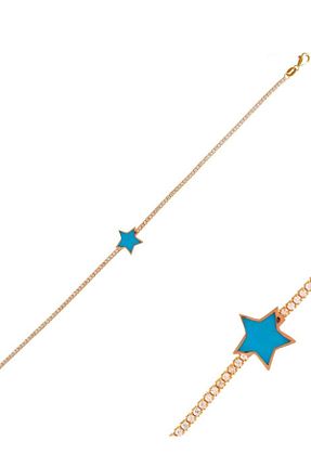 خلخال نقره زرد زنانه Ricco Jewellery - کد 837097224