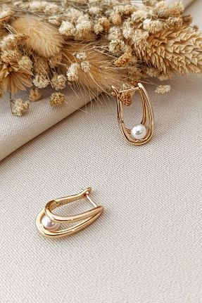 گوشواره مروارید صورتی cosita - کد 847711625
