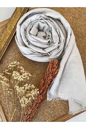 شال طوسی زنانه پنبه ای Oxygen Scarfs - کد 847451237