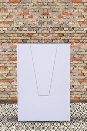 میز اداری سفید 110 سانتی متر BANKOSAN - کد 650067404