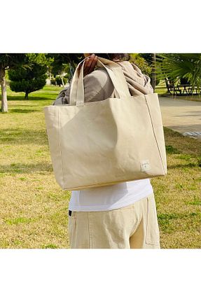 کیف دوشی بژ زنانه پارچه ای zibarru - کد 797277468
