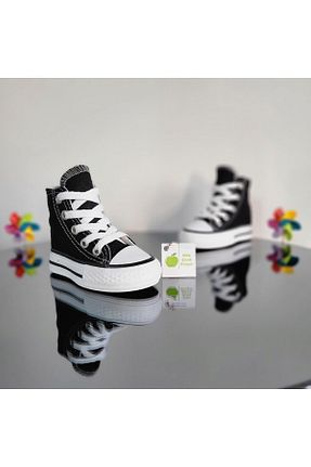 کفش اسنیکر مشکی بچه گانه بند دار elma bebe - کد 834672920