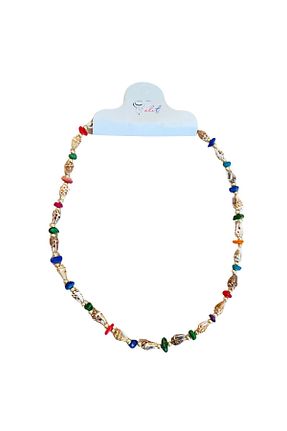 گردنبند جواهر آبی زنانه سنگ طبیعی GC Gift - کد 815014000
