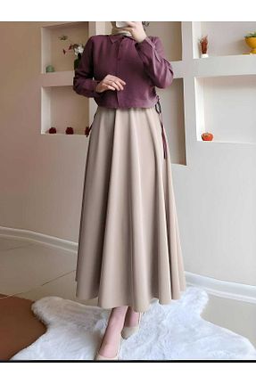 دامن حجاب طوسی زنانه کلوش CNG MODA - کد 847837512