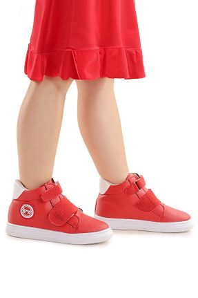 بوت / نیم بوت قرمز بچه گانه پاشنه تخت Kiko Kids - کد 847742714