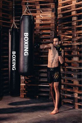 کیسه بوکس مشکی A Boxing - کد 666046225
