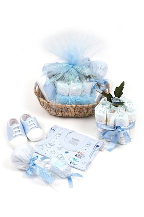 هدیه کودک آبی بچه گانه ESRARENGİZ HEDİYELER - کد 169390140