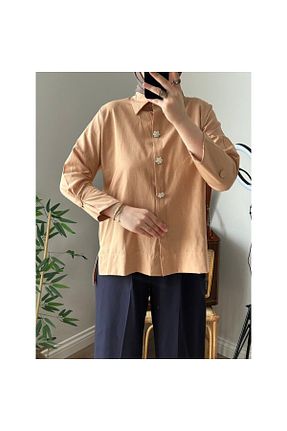 پیراهن حجاب قهوه ای زنانه رگولار sulemcee - کد 847641904