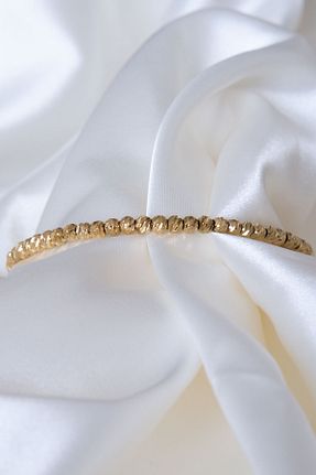 دستبند استیل (فولاد) طلائی زنانه استیل (فولاد) YONCA ACCESSORY - کد 822530953