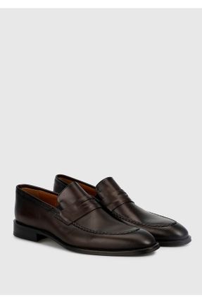 کفش کلاسیک قهوه ای مردانه پاشنه کوتاه ( 4 - 1 cm ) کد 792442259