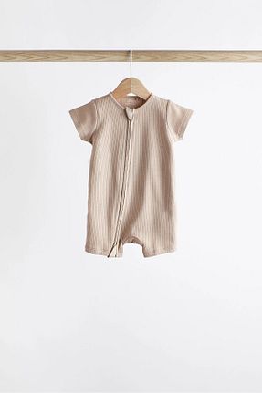 سرهمی خواب قهوه ای بچه گانه پنبه ای Next Baby - کد 278453015
